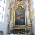 Seitenaltar mit Grab Kißlegg Kirche