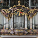 Wappen und Orgel Kißlegg Kirche