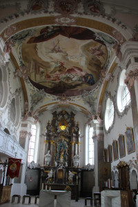 Barocker Altarraum Erbach Kirche