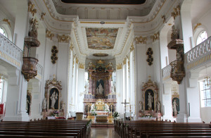 Innenraum Kirche Bad Wurzach