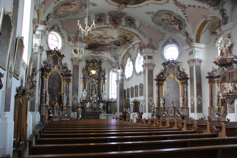 Innenraum Kirche Erbach