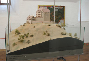 20 Modell der Burg 1560