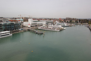 Blick auf Hafen Friedrichshafen