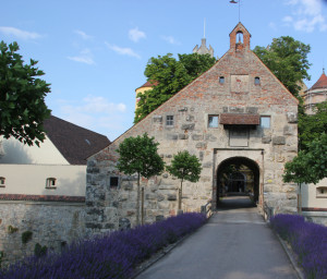 Eingang Schloss Erbach Donau