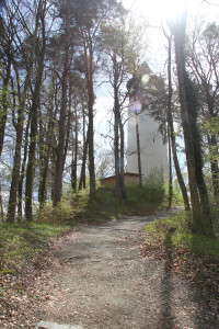 Aufgang zum Hohenbodman Turm