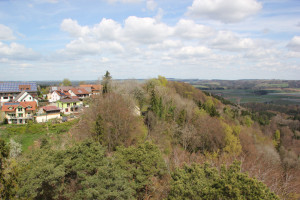Sicht auf Hohenbodman vom Turm aus