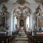 Mittelgang Kirche St Martin Altheim
