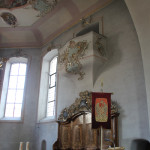 Chor und Galerie Kirche Hasenweiler