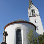 Runde Apsis Nikolaus Kirche Schmalegg