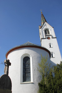 Runde Apsis Nikolaus Kirche Schmalegg