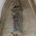 Maria Statue Eingang Kirche Bad Saulgau