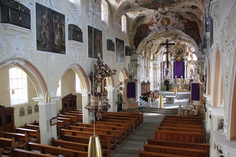 Barockes Innere Kirche Pfullendorf