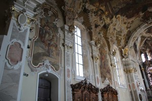 Bemalter Stuck Kirche Pfullendorf