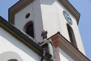 Verzierung barocker Turm Deggenhausen