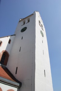 Mittelalterlicher Turm Kirche Heudorf Scheer