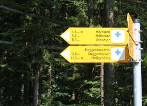 17 Wegweiser Hoechsten