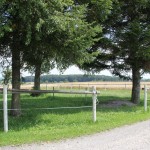 Weg entlang ehemalige Ritterburg Magenhaus