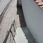 Treppe und Wehrmauer Kirche Frickingen