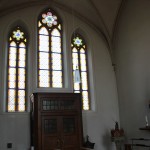 Neogotische Fenster Kirche Boms