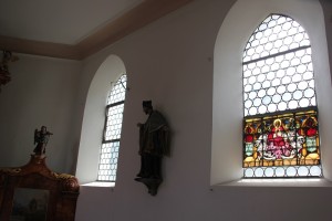 Bunte Fenster Kreuzkapelle Bad Saulgau