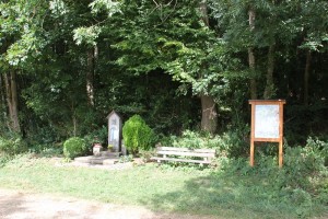 Sitzbank am Wald bei Dietenheim