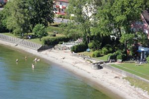 Badestellen Langenargen vor Schloss