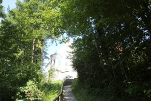 Treppe zum Schloss Achberg