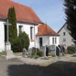 Langhaus und Friedhof St Johannes Baptiste Duernau