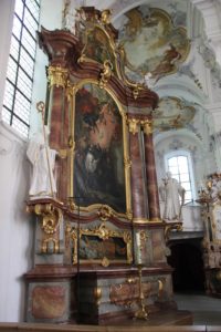 Linker Seitenaltar Kirche St Georg Jakobus Isny