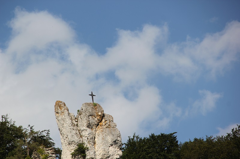 Kreuz Burgruine Neu-Gutenstein