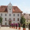 Marktplatz Ehingen: Rathaus & Brunnen rathaus-ehingen