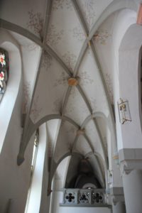 Gotisches Dachgerippe Kirche Koenigseggwald
