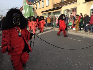 Teufel mit Peitsche 2017 Kisslegg Fasnet