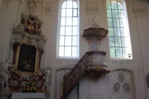Kanzel Kirche Insel Mainau