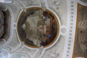 Abendmahl Fresko Rot an der Rot