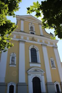 Eingang Kirche St Verena Rot an der Rot