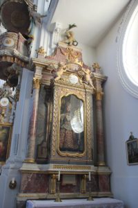 Heiligen Figur Kirche St Verena Rot an der Rot