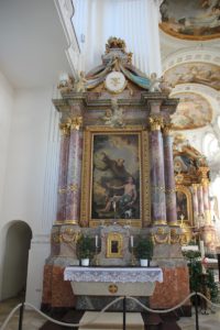 Seitenaltar St Verena Rot an der Rot Apsis