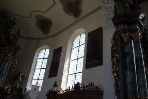 Rundfenster Apsis St Blasius Attenweiler