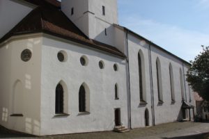 Romaischer Unterbau Turm St Martin Leutkirch