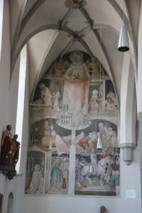 Seitenaltarbild St Martin Leutkirch
