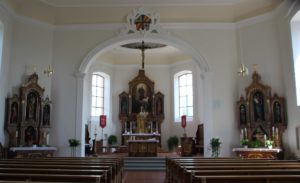 Innenraum St Michael Kirche Ebersbach