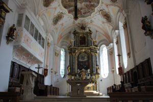 Apsis Hauptaltar Kirche Laupheim