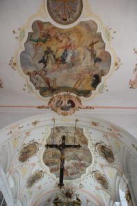 Decken Fresko Kirche Laupheim