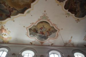 Fresko Decke St Peter Paul Laupheim