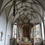 Gotisches Gewoelbe Barocker Hochaltar Kirche Owingen