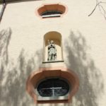 Eingelassene Statue Kirche Eriskirch