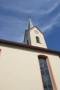 Gotischer Turm Kirche Eriskirch
