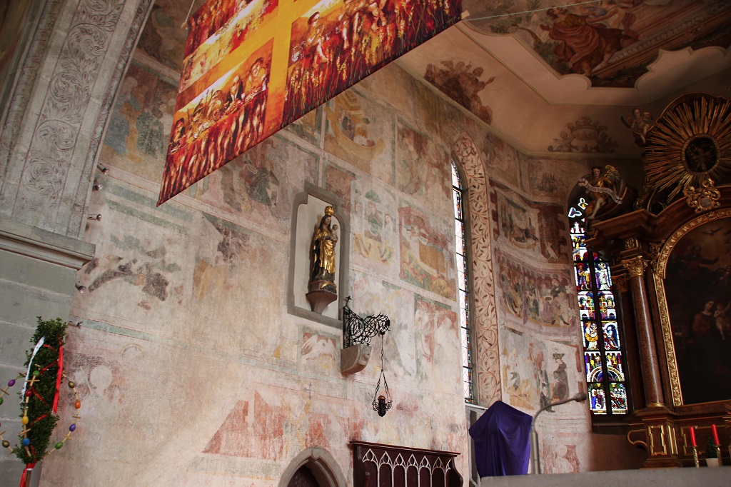 Malereien Apsis Kirche Eriskirch