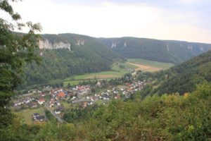 Ausblick auf Hausen im Tal